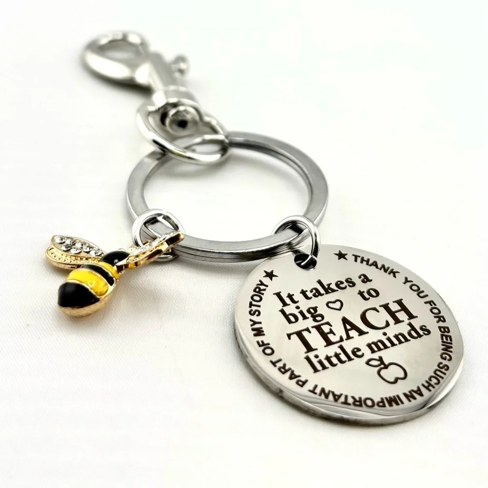 Inspirational Keychain Gift Bundle - Lot of 3 (Teacher, Sister, Hope)